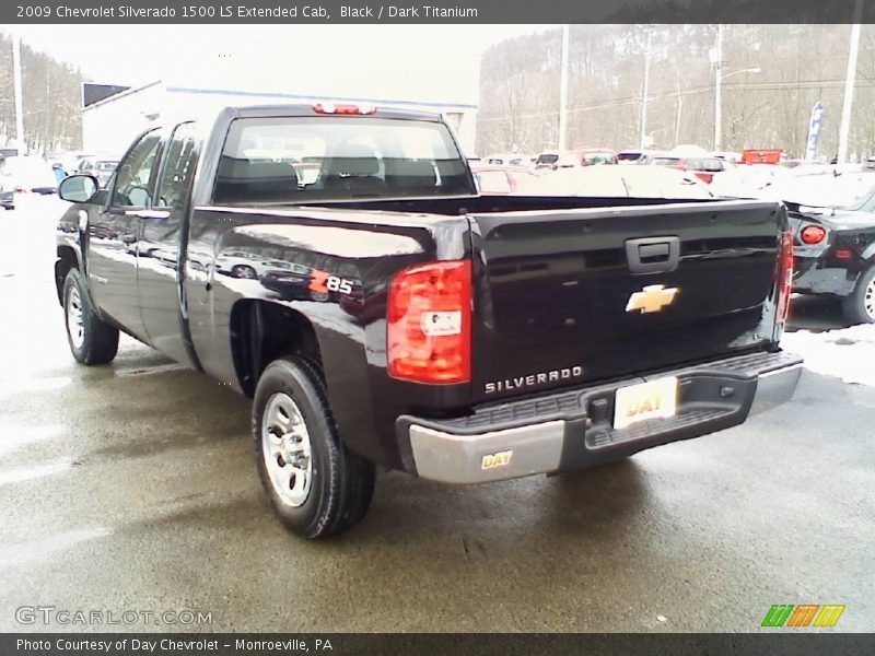 Black / Dark Titanium 2009 Chevrolet Silverado 1500 LS Extended Cab