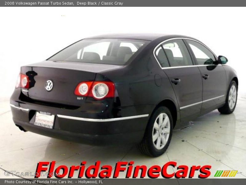 Deep Black / Classic Gray 2008 Volkswagen Passat Turbo Sedan