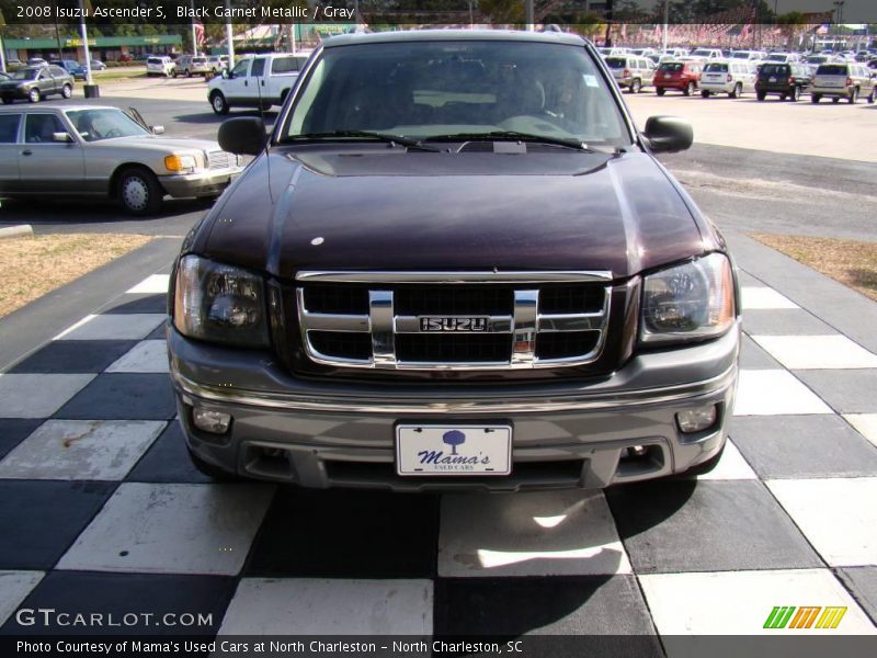 Black Garnet Metallic / Gray 2008 Isuzu Ascender S