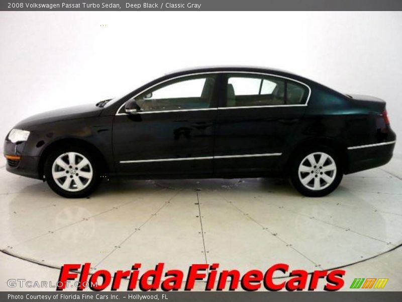Deep Black / Classic Gray 2008 Volkswagen Passat Turbo Sedan