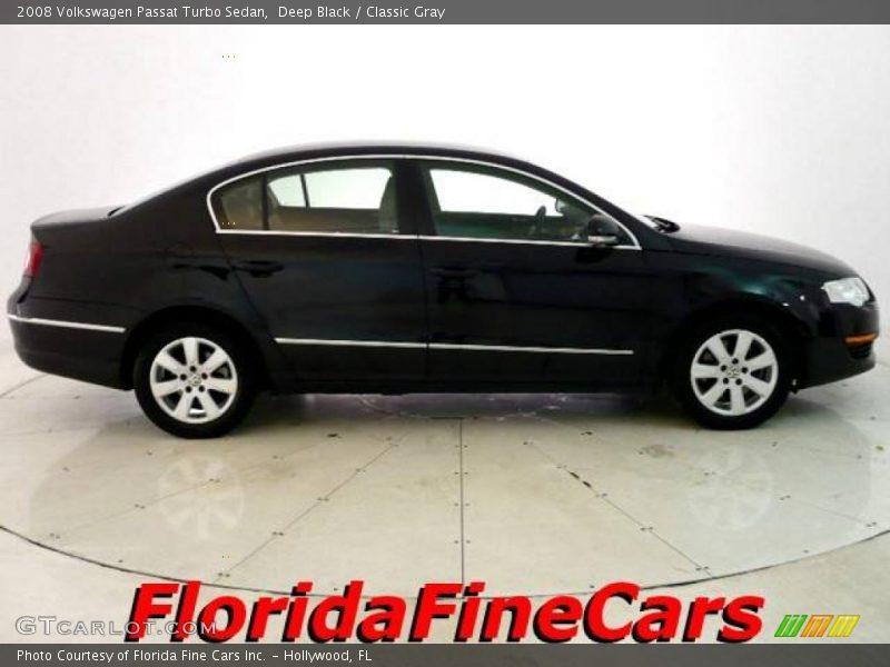 Deep Black / Classic Gray 2008 Volkswagen Passat Turbo Sedan