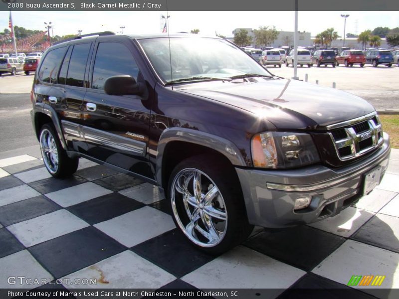 Black Garnet Metallic / Gray 2008 Isuzu Ascender S