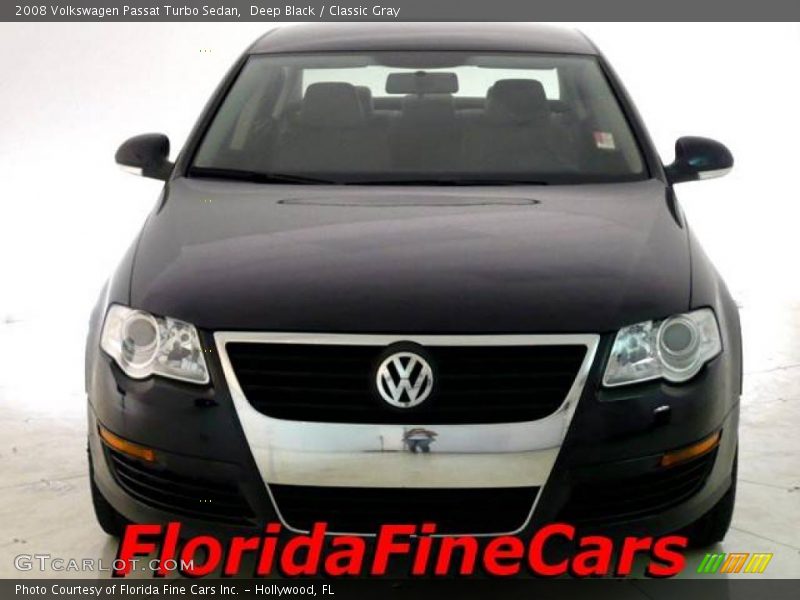 Deep Black / Classic Gray 2008 Volkswagen Passat Turbo Sedan