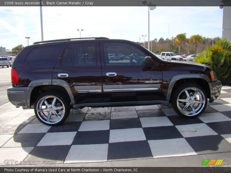 Black Garnet Metallic / Gray 2008 Isuzu Ascender S