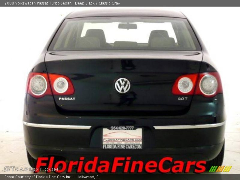 Deep Black / Classic Gray 2008 Volkswagen Passat Turbo Sedan