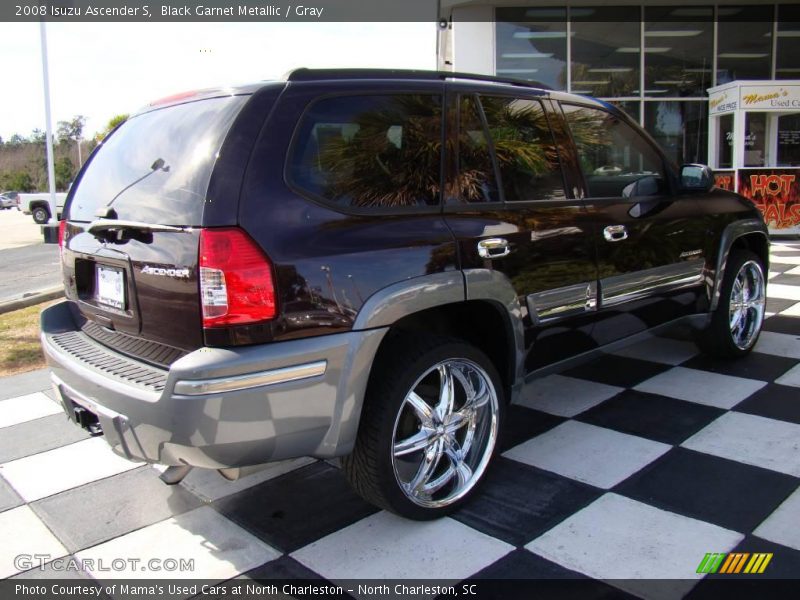 Black Garnet Metallic / Gray 2008 Isuzu Ascender S
