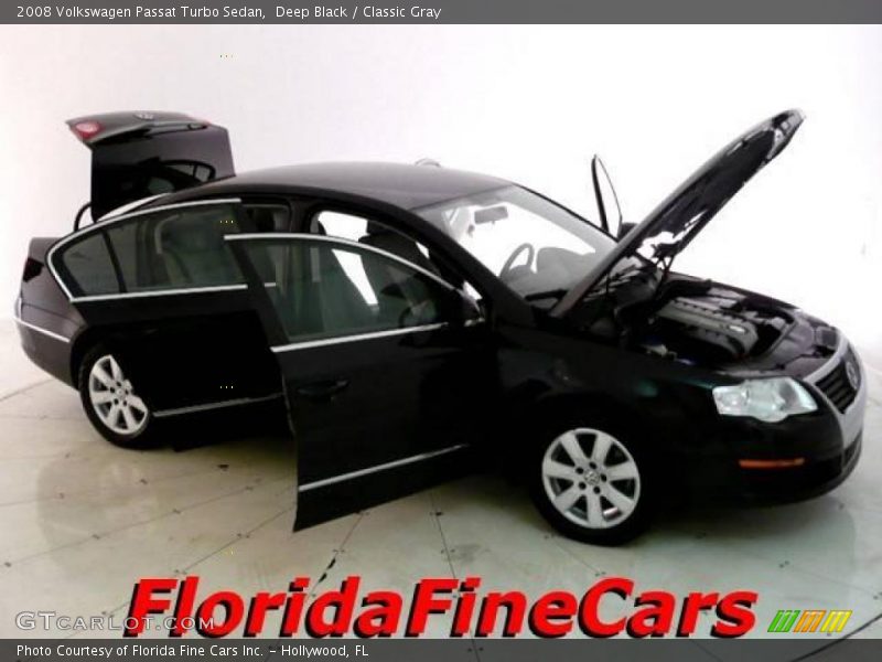 Deep Black / Classic Gray 2008 Volkswagen Passat Turbo Sedan