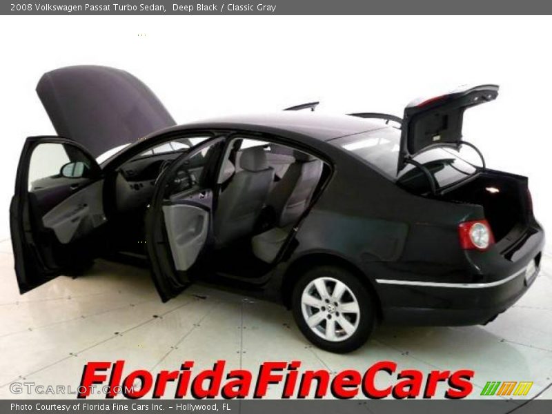 Deep Black / Classic Gray 2008 Volkswagen Passat Turbo Sedan