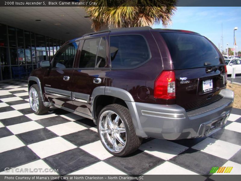 Black Garnet Metallic / Gray 2008 Isuzu Ascender S