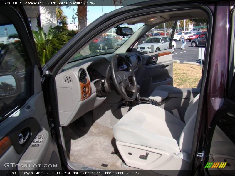 Black Garnet Metallic / Gray 2008 Isuzu Ascender S