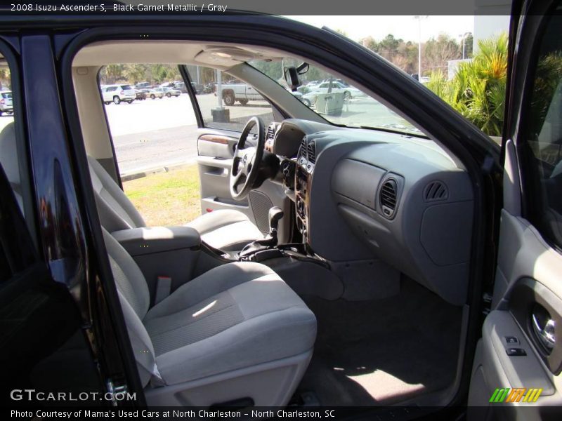 Black Garnet Metallic / Gray 2008 Isuzu Ascender S