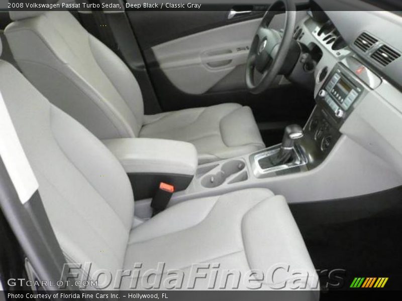 Deep Black / Classic Gray 2008 Volkswagen Passat Turbo Sedan