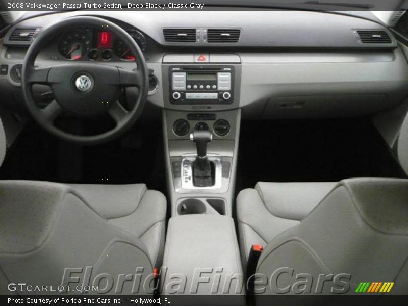 Deep Black / Classic Gray 2008 Volkswagen Passat Turbo Sedan