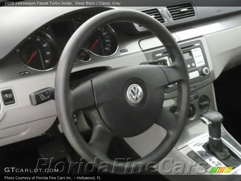 Deep Black / Classic Gray 2008 Volkswagen Passat Turbo Sedan