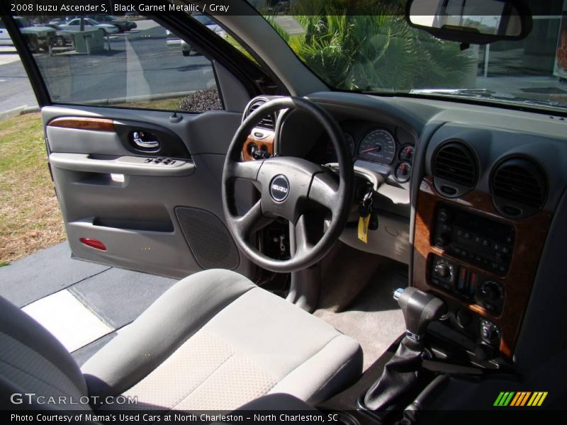 Black Garnet Metallic / Gray 2008 Isuzu Ascender S