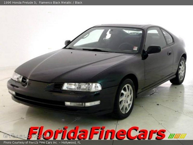 Flamenco Black Metallic / Black 1996 Honda Prelude Si