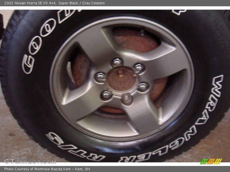 Super Black / Gray Celadon 2002 Nissan Xterra SE V6 4x4
