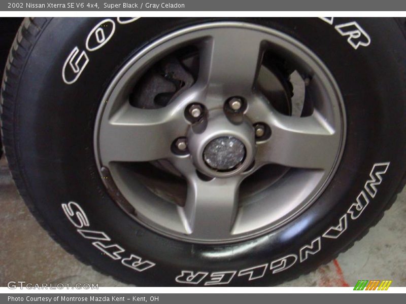 Super Black / Gray Celadon 2002 Nissan Xterra SE V6 4x4