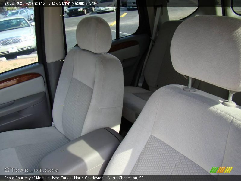 Black Garnet Metallic / Gray 2008 Isuzu Ascender S