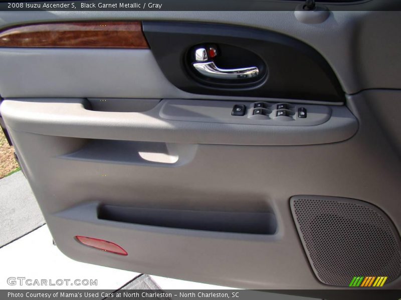 Black Garnet Metallic / Gray 2008 Isuzu Ascender S