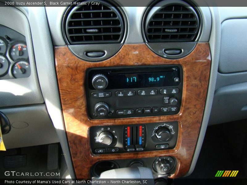 Black Garnet Metallic / Gray 2008 Isuzu Ascender S