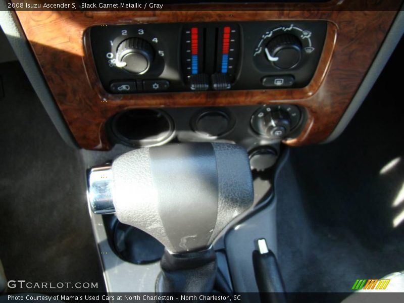Black Garnet Metallic / Gray 2008 Isuzu Ascender S