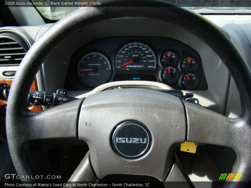 Black Garnet Metallic / Gray 2008 Isuzu Ascender S