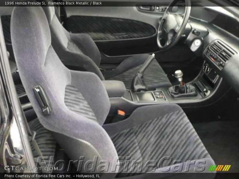 Flamenco Black Metallic / Black 1996 Honda Prelude Si