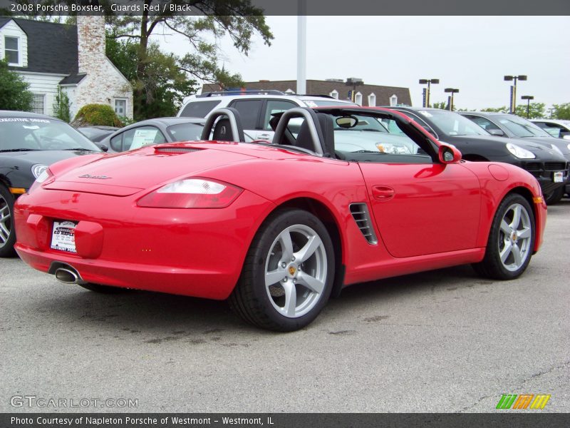 Guards Red / Black 2008 Porsche Boxster