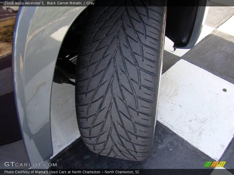 Black Garnet Metallic / Gray 2008 Isuzu Ascender S