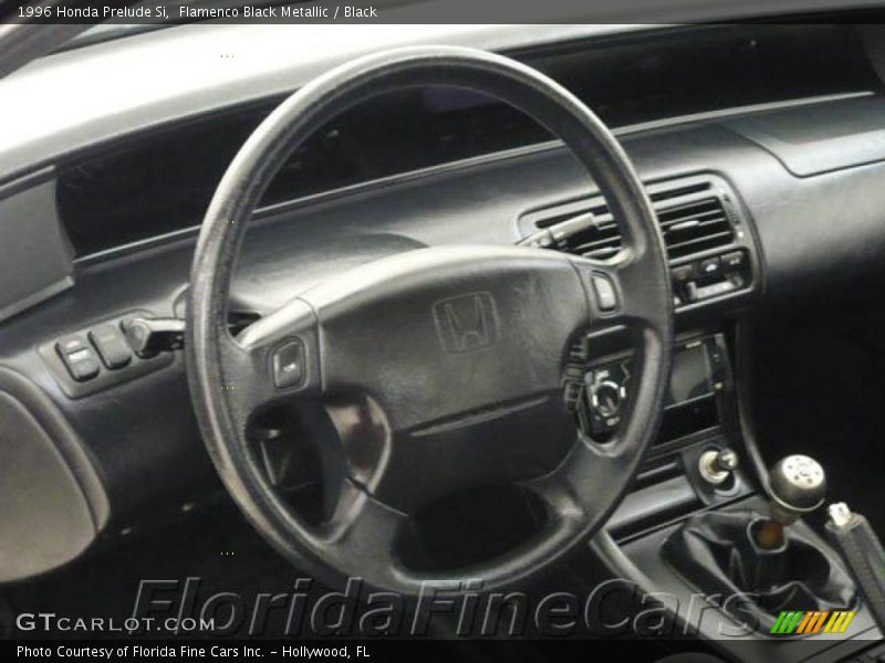 Flamenco Black Metallic / Black 1996 Honda Prelude Si