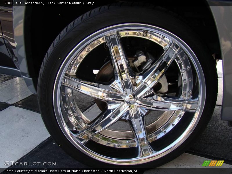 Black Garnet Metallic / Gray 2008 Isuzu Ascender S