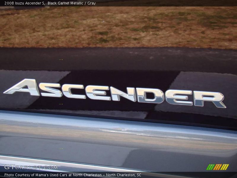 Black Garnet Metallic / Gray 2008 Isuzu Ascender S