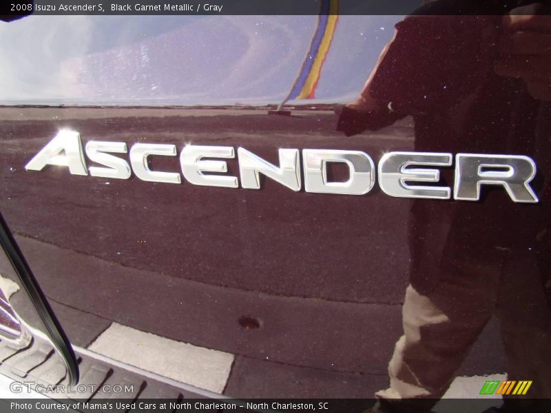 Black Garnet Metallic / Gray 2008 Isuzu Ascender S