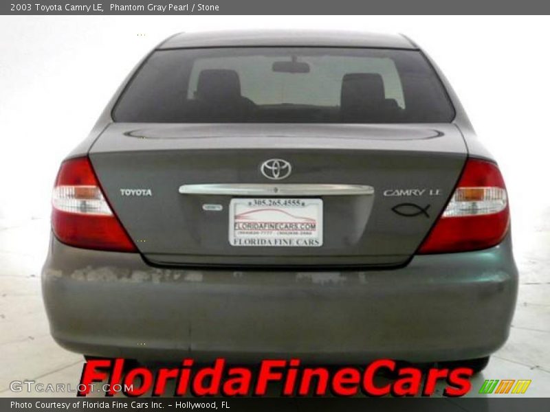 Phantom Gray Pearl / Stone 2003 Toyota Camry LE