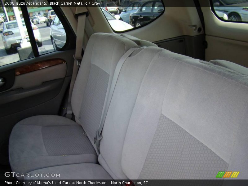Black Garnet Metallic / Gray 2008 Isuzu Ascender S