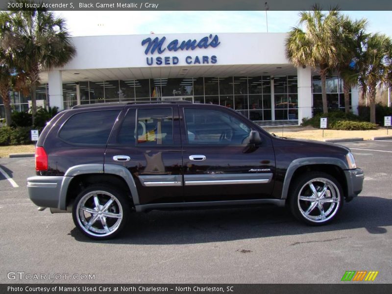 Black Garnet Metallic / Gray 2008 Isuzu Ascender S
