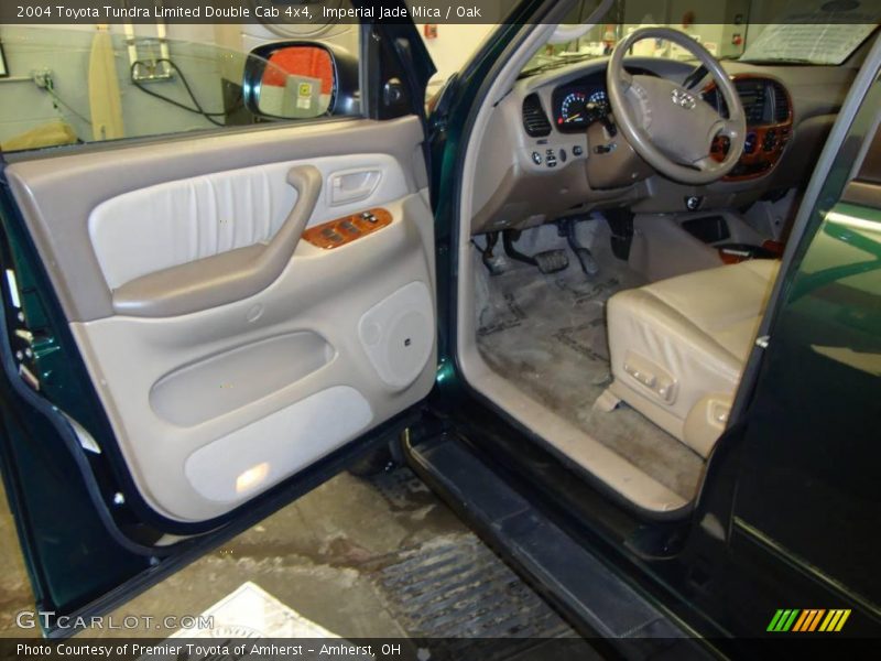 Imperial Jade Mica / Oak 2004 Toyota Tundra Limited Double Cab 4x4