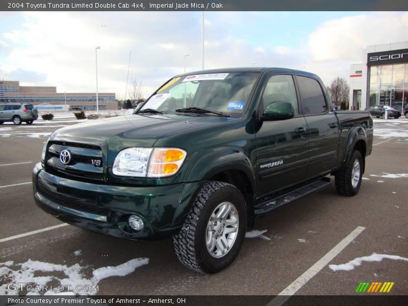Imperial Jade Mica / Oak 2004 Toyota Tundra Limited Double Cab 4x4