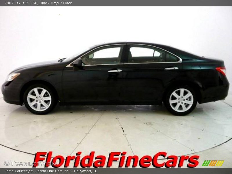 Black Onyx / Black 2007 Lexus ES 350