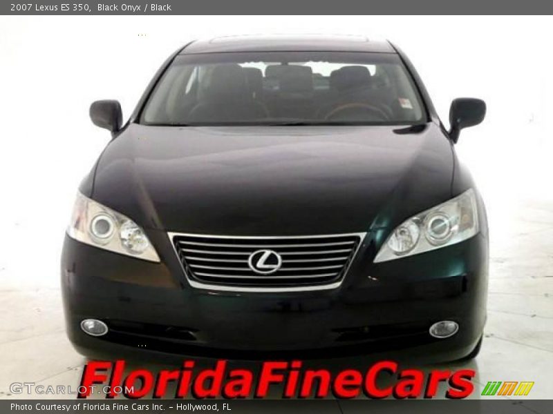 Black Onyx / Black 2007 Lexus ES 350