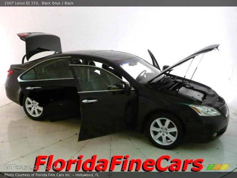 Black Onyx / Black 2007 Lexus ES 350