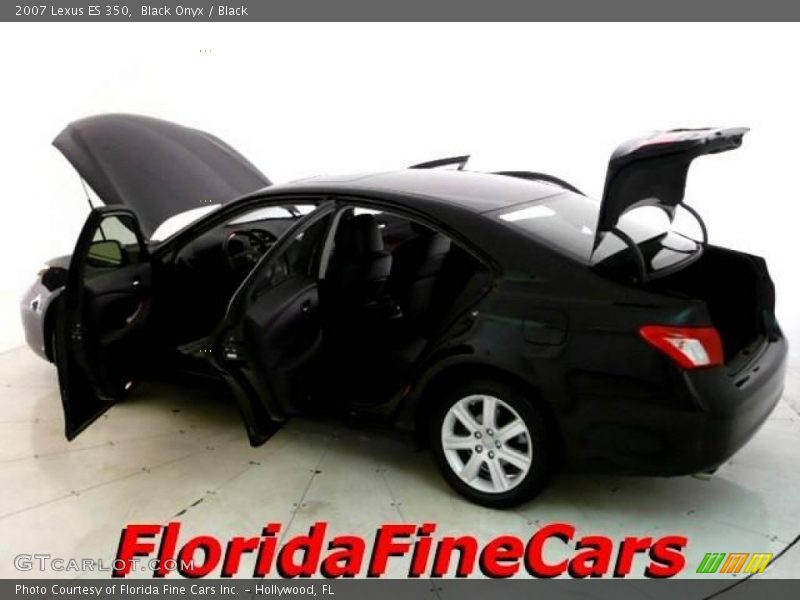 Black Onyx / Black 2007 Lexus ES 350