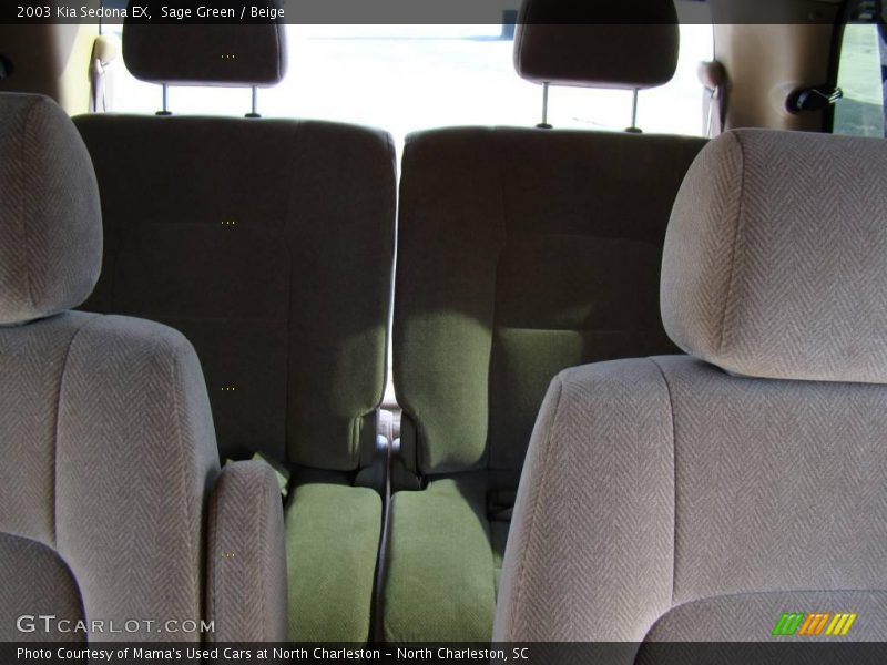 Sage Green / Beige 2003 Kia Sedona EX