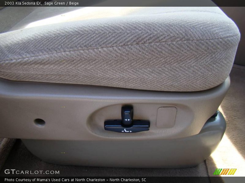 Sage Green / Beige 2003 Kia Sedona EX