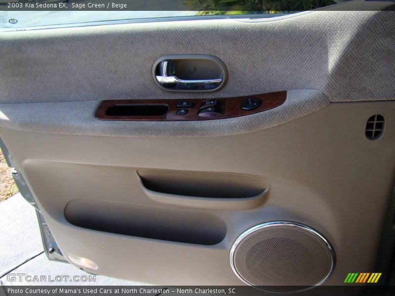 Sage Green / Beige 2003 Kia Sedona EX