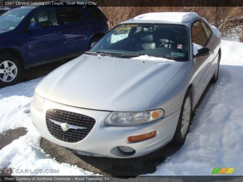 Silver Mist / Gray 1997 Chrysler Sebring LXi Coupe