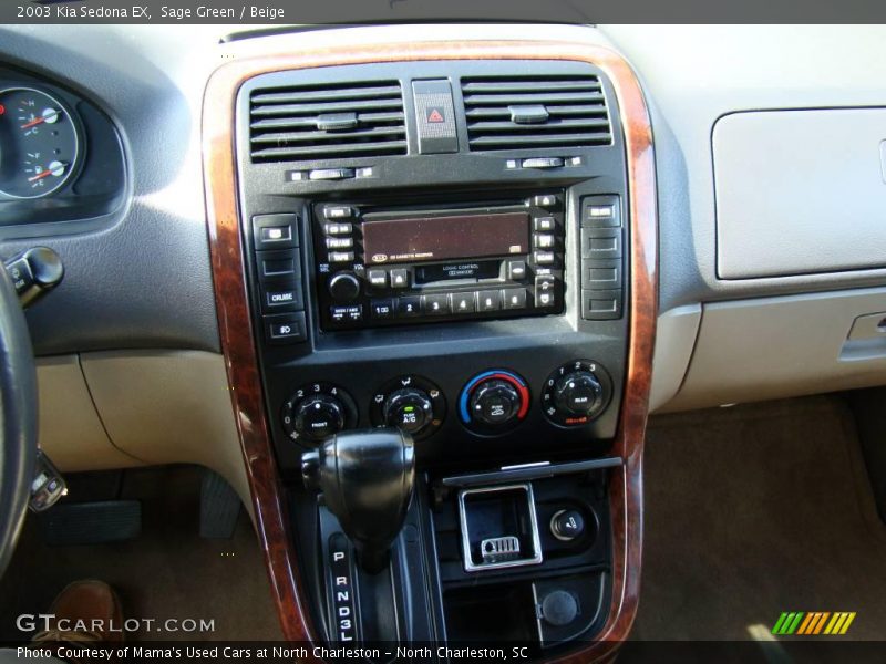 Sage Green / Beige 2003 Kia Sedona EX