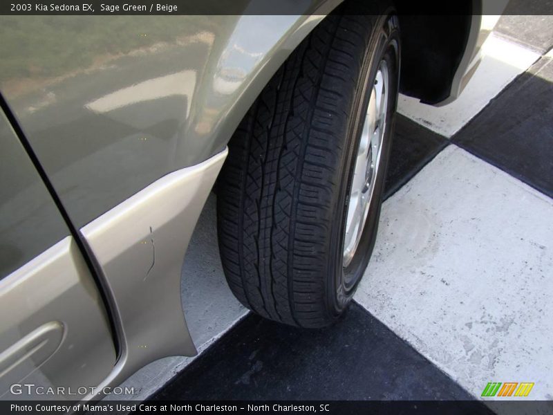 Sage Green / Beige 2003 Kia Sedona EX