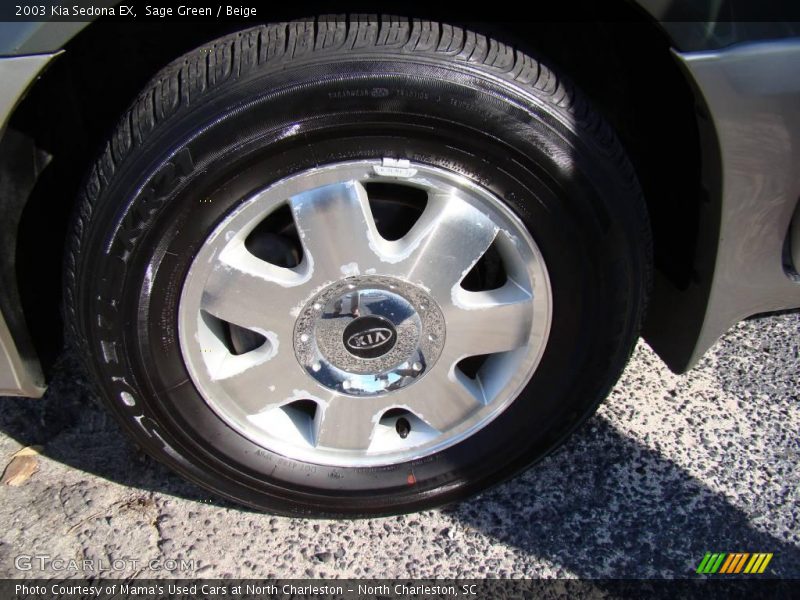 Sage Green / Beige 2003 Kia Sedona EX